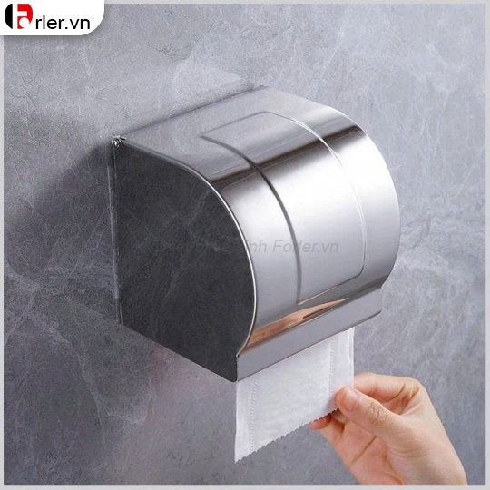Lô Giấy Vệ Sinh  Dạng Hộp INOX 