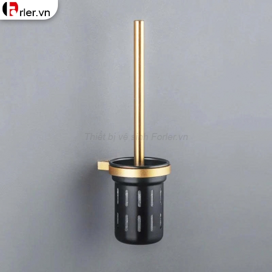 Combo Phụ Kiện Phòng Tắm Nano Đen Vàng FORLER