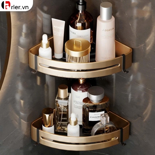 Combo Phụ Kiện Phòng Tắm Nano Đen Vàng FORLER