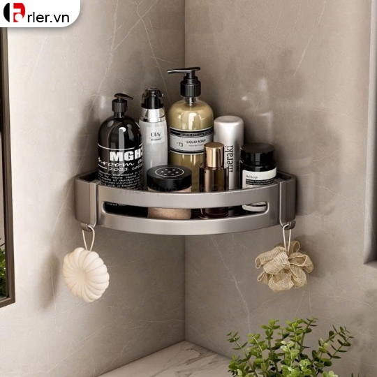 Kệ Góc Nhà Tắm Treo Tường 1 Tầng KG11 FORLER