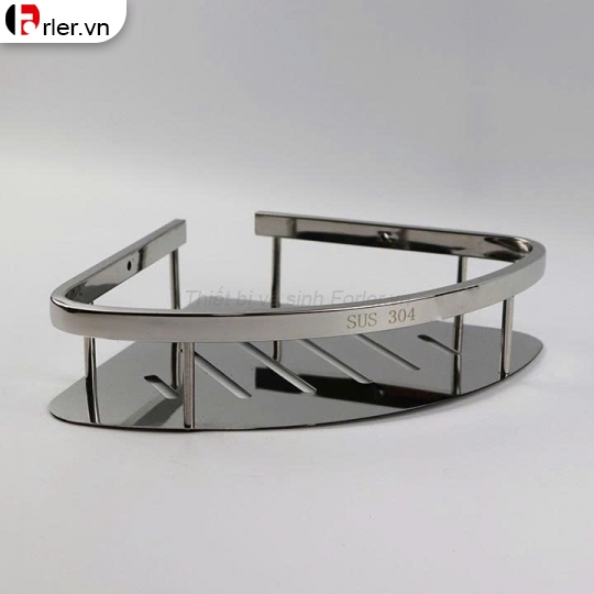 Kệ Góc Treo Tường Inox 1 TẦNG KG10 FORLER