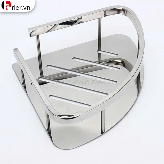 Kệ Góc Treo Tường Inox 1 TẦNG KG10 FORLER