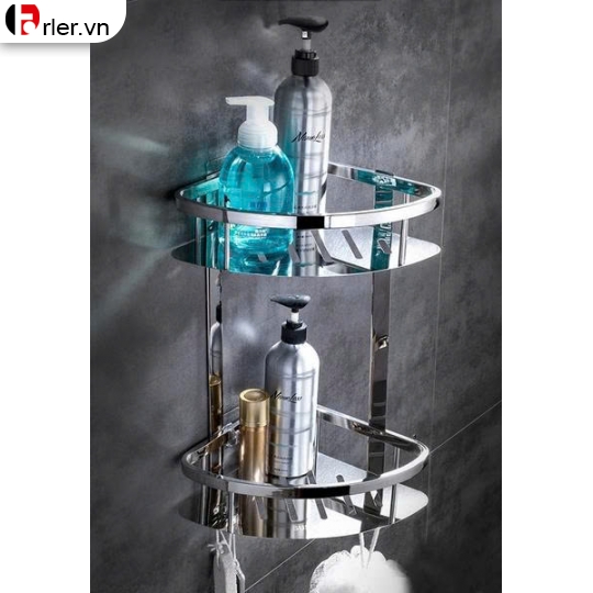 Kệ Góc Treo Tường Inox 304 KG07 FORLER