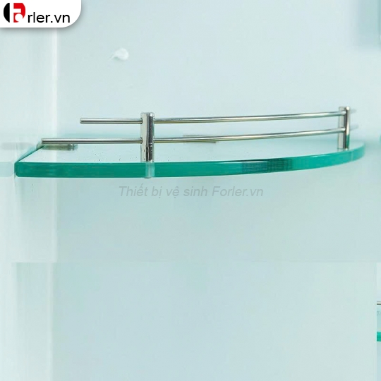 Kệ Kính Góc 1 Tầng Cho Nhà Tắm Inox 304 FORLER
