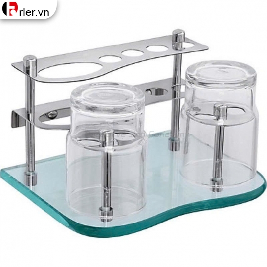 KỆ BÀN CHẢI KÍNH ÚP 2 LY INOX 304 FORLER