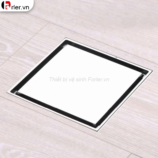 Phễu Sàn Vuông Inox 304 - Bóng 10x10 FORLER