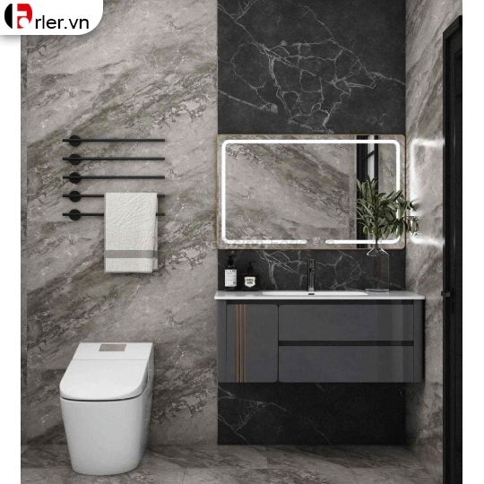 Tủ Nhựa PVC Xám Xi Măng Kích Thước D80cm x C60cm