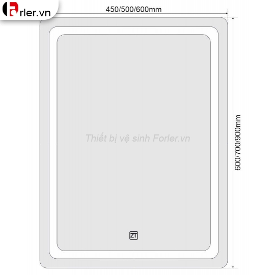 GƯƠNG LED CẢM ỨNG PHÒNG TẮM FORLER