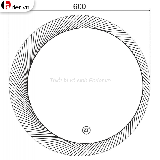 GƯƠNG LED TRÒN CẢM ỨNG FORLER
