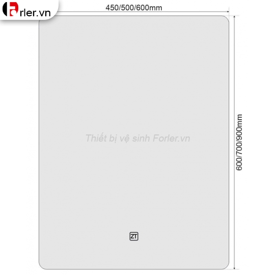 GƯƠNG TREO TƯỜNG LED CẢM ỨNG FORLER