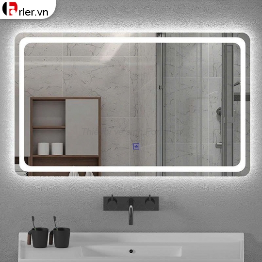 GƯƠNG ĐÈN LED CẢM ỨNG CHỮ NHẬT FORLER