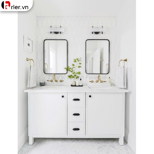 GƯƠNG CHỮ NHẬT VIỀN ĐEN FORLER