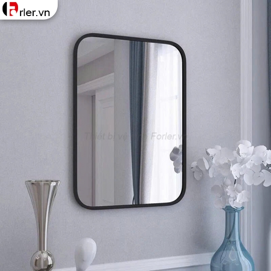 GƯƠNG CHỮ NHẬT VIỀN ĐEN FORLER