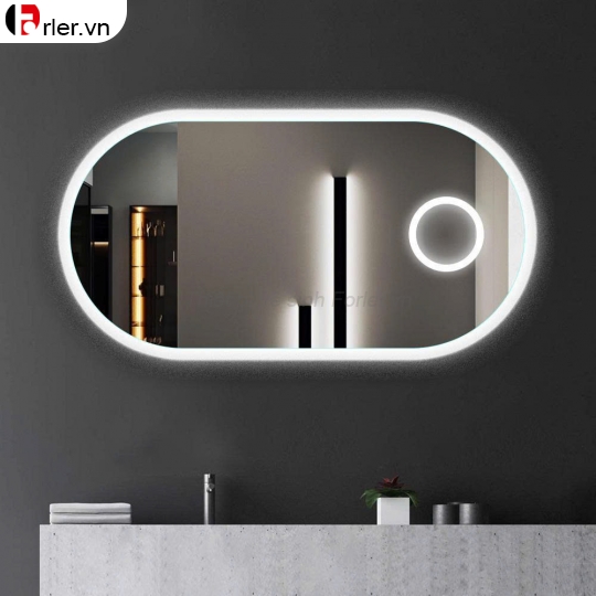 GƯƠNG TREO TƯỜNG ĐÈN LED CẢM ỨNG KT 80X60cm FORLER