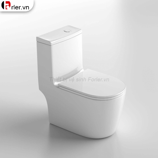 Bồn Cầu Một Khối Trắng Sứ FL-BCMK38 Forler