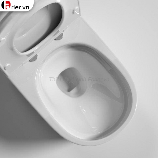 Bồn Cầu Một Khối Trắng Sứ FL-BCMK38 Forler