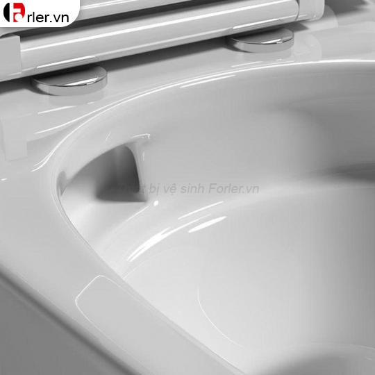 Bồn Cầu Một Khối Trắng Sứ FL-BCMK38 Forler