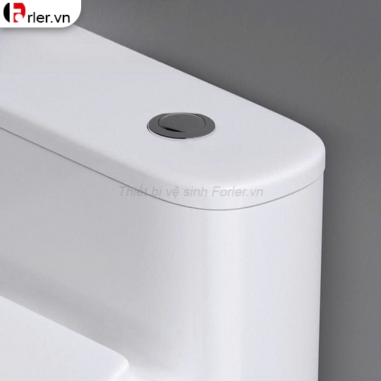 Bồn Cầu 1 Khối Thân Lùn Men Sứ Trắng Cao Cấp Forler