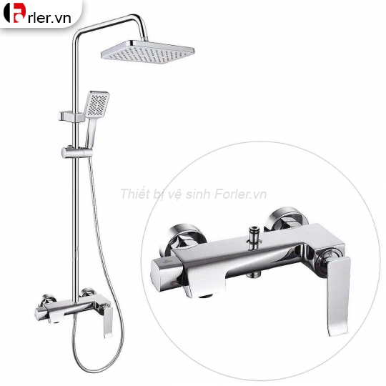 Sen Cây Tắm Đứng Đồng Thau Crom FL-ST17 Forler