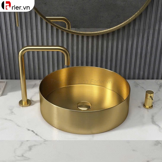 Chậu Lavabo Đặt Bàn Chất Liệu Thép Forler