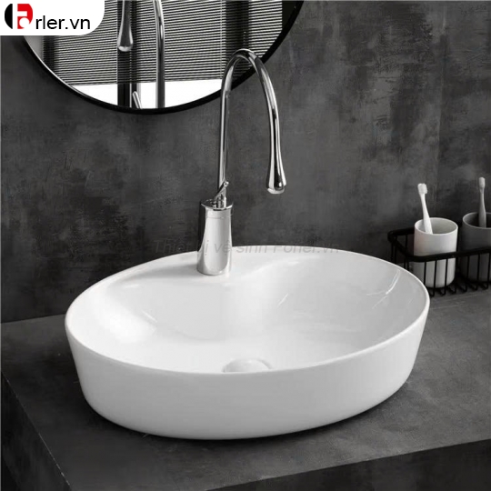 Chậu Lavabo Đặt Bàn KT 545x395x150mm Forler