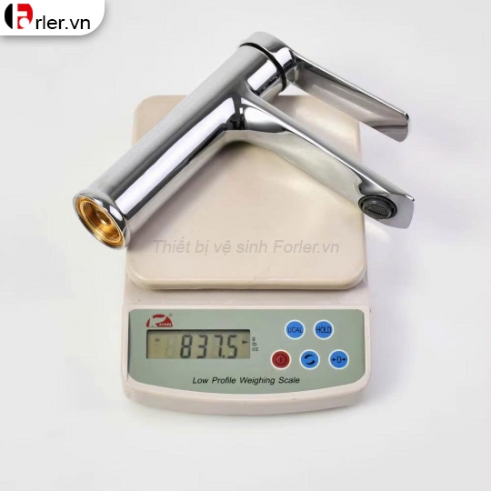 Vòi Lavabo Nóng Lạnh Inox 304 Bóng (FL-VLVB30) Forler