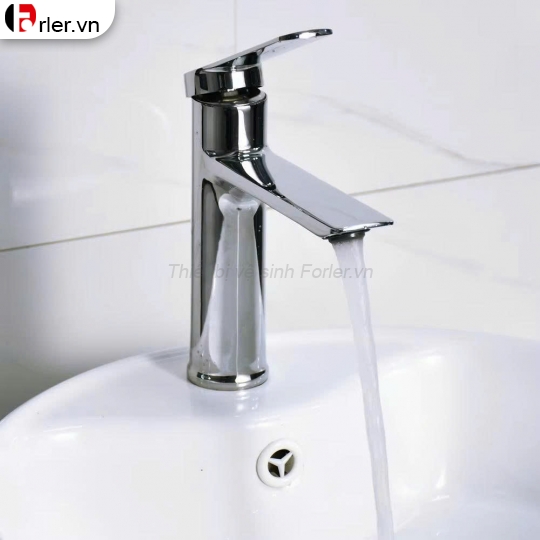 Vòi Lavabo Nóng Lạnh Inox 304 Bóng (FL-VLVB30) Forler