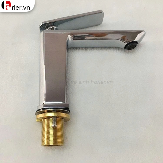Vòi Lavabo Nóng Lạnh Mạ Crom Bóng Cao 20cm (FL-VLVB32) Forler