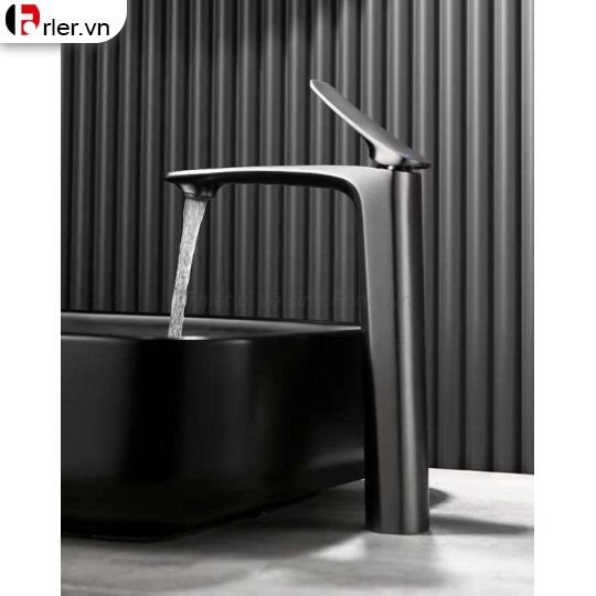 Vòi Lavabo Nóng Lạnh Đồng Sơn Tĩnh Điện Xám (FL-VLVB41) Forler