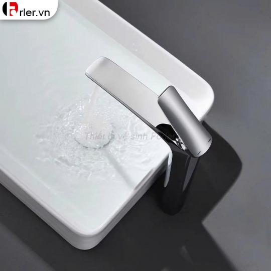 Vòi Lavabo Nóng Lạnh Đồng Sơn Tĩnh Điện Xám (FL-VLVB41) Forler