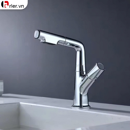 Vòi Lavabo Nóng Lạnh Mạ Crome Bóng (FL-VLVB45) Forler