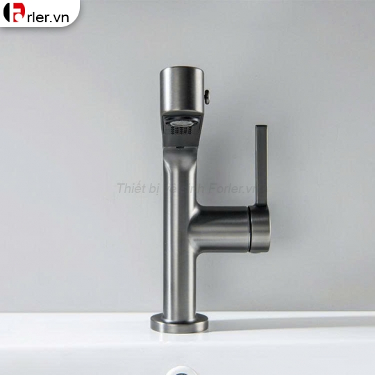 Vòi Nóng Lạnh Dây Rút Xám Nano Sơn Tĩnh Điện (FL-VLVB52) Forler