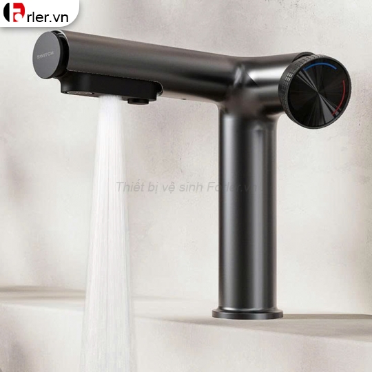 Vòi Nóng Lạnh Dây Rút Xám Nano Sơn Tĩnh Điện (FL-VLVB53) Forler