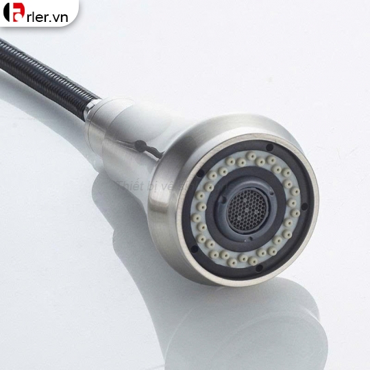 Vòi Rửa Chén Rút Dây Đồng Thau Mờ (VRC40) Forler