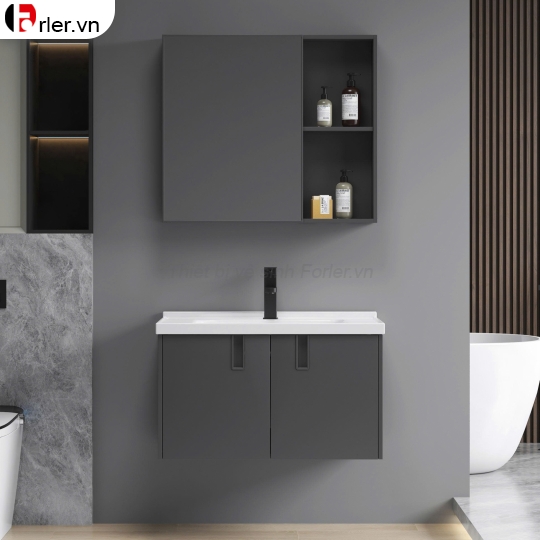 Bộ Tủ Nhôm Hợp Kim Chậu Lavabo Và Tủ Gương (TLVB31) Forler