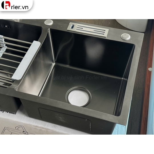 Chậu Rửa Chén 2 Hộc Inox 304 Forler 