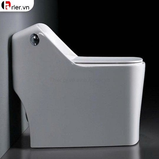 Bồn Cầu Một Khối Dáng Lùn Cao Cấp (Nắp Nhựa UF)