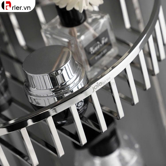 Kệ Góc Treo Tường INOX 304 Nan Vuông Đúc Đặc FORLER