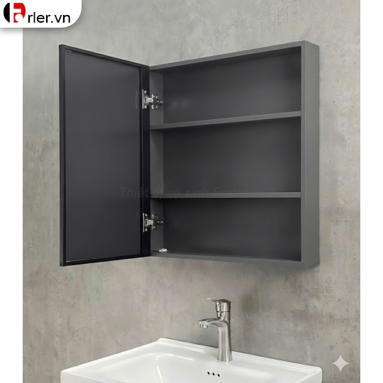 Bộ Tủ Nhôm Hơp Kim Chậu Lavabo Và Tủ Gương Thường Forler