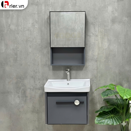 Bộ Tủ Nhôm Hợp Kim Mini Cao Cấp Và Gương Tủ Thường Forler