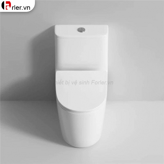 Bồn Cầu Nắp Bầu Trắng Sứ Cao Cấp FORLER