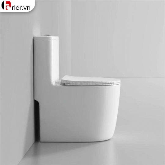Bồn Cầu Nắp Bầu Trắng Sứ Cao Cấp FORLER